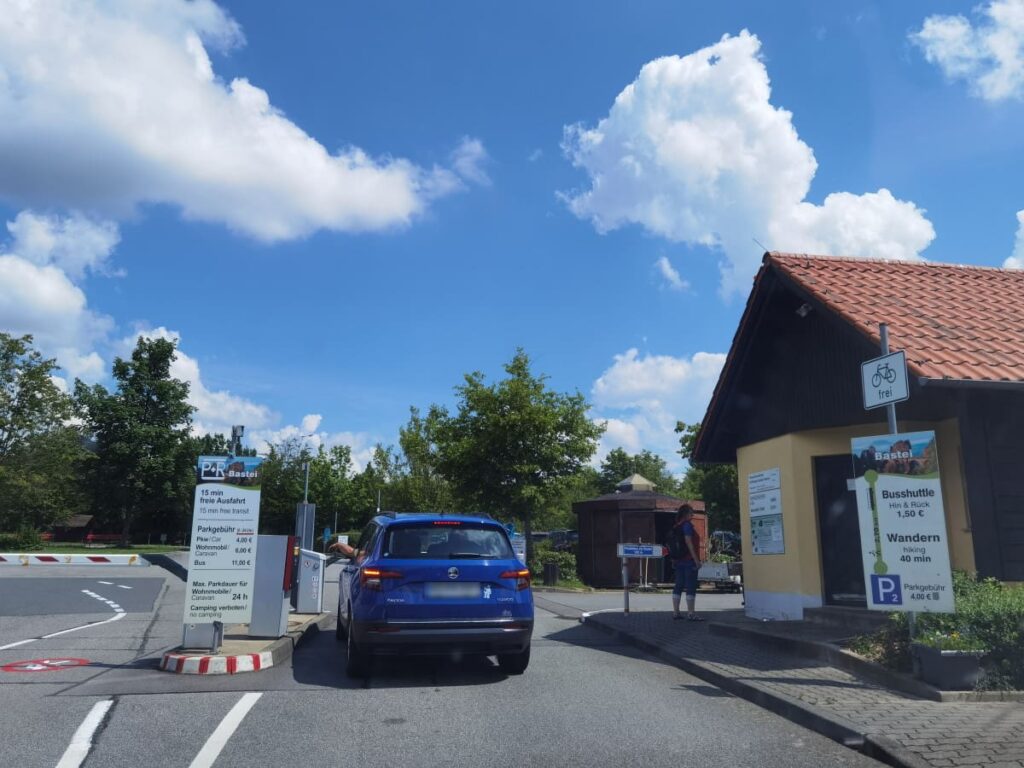 Der Basteibrücke Parkplatz P1 - Park & Ride Parkplatz zur Bastei