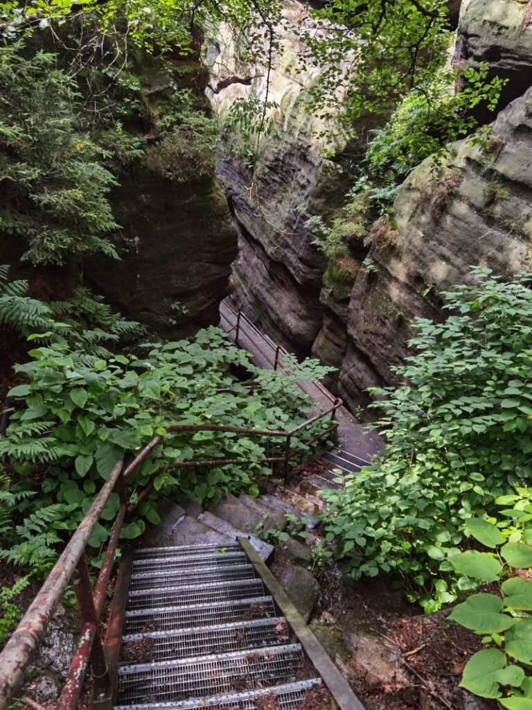 Schön zu wandern: Der Pfaffenstein Klammweg