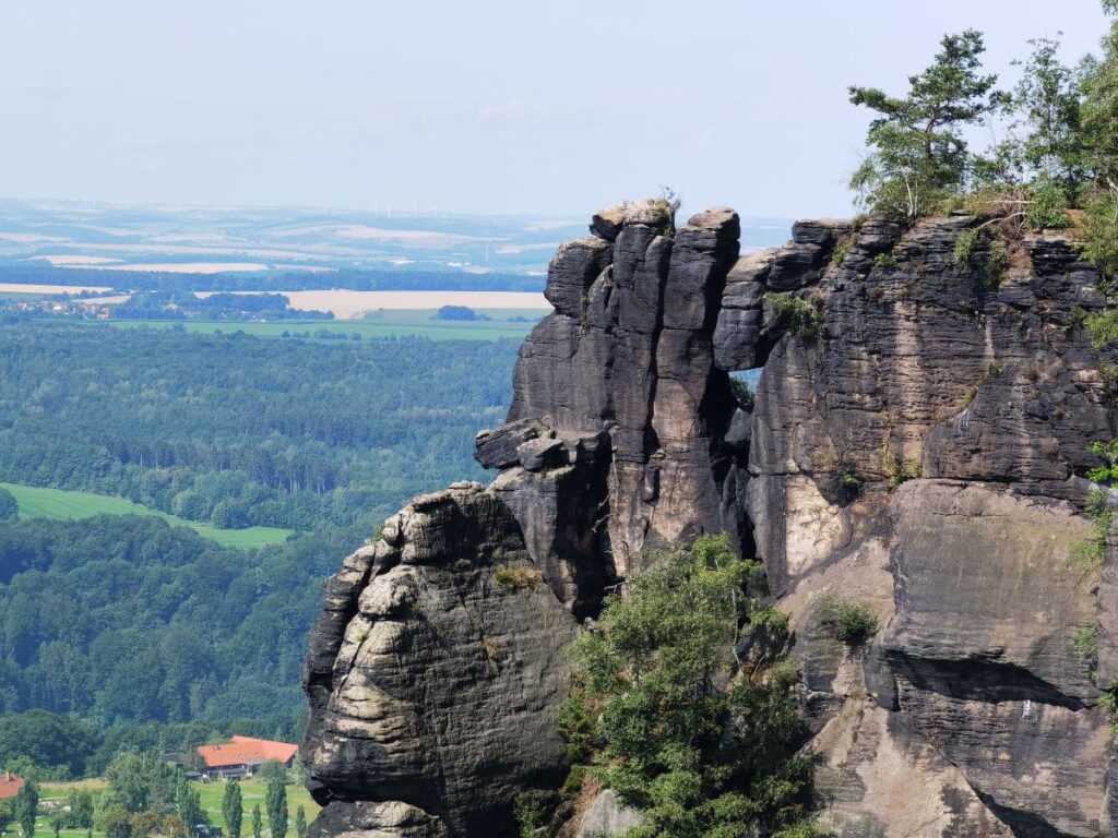 Eine der schönsten Felsformationen auf dem Lilienstein