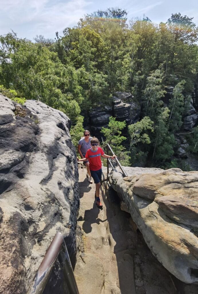 Lilienstein wandern mit Kindern - das macht allen Spaß!