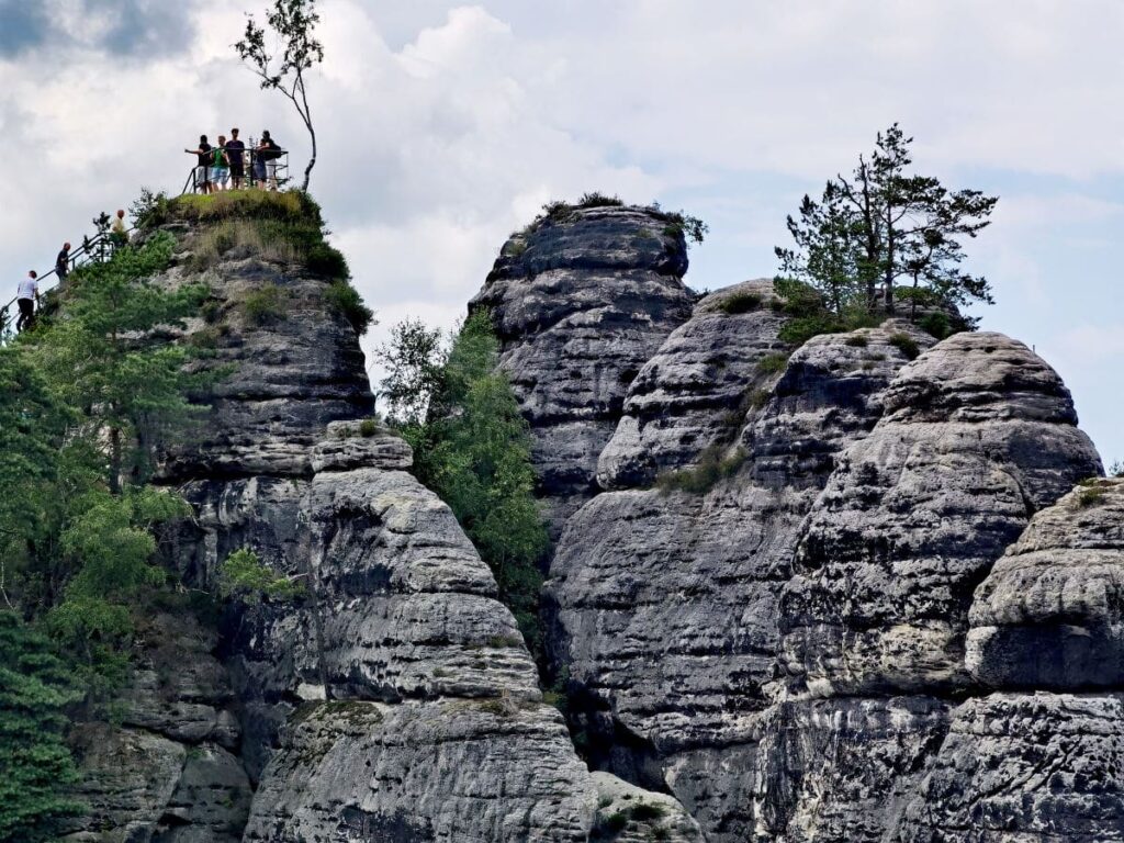 Ferdinandstein Bastei - imposanter Aussichtspunkt auf die Basteibrücke