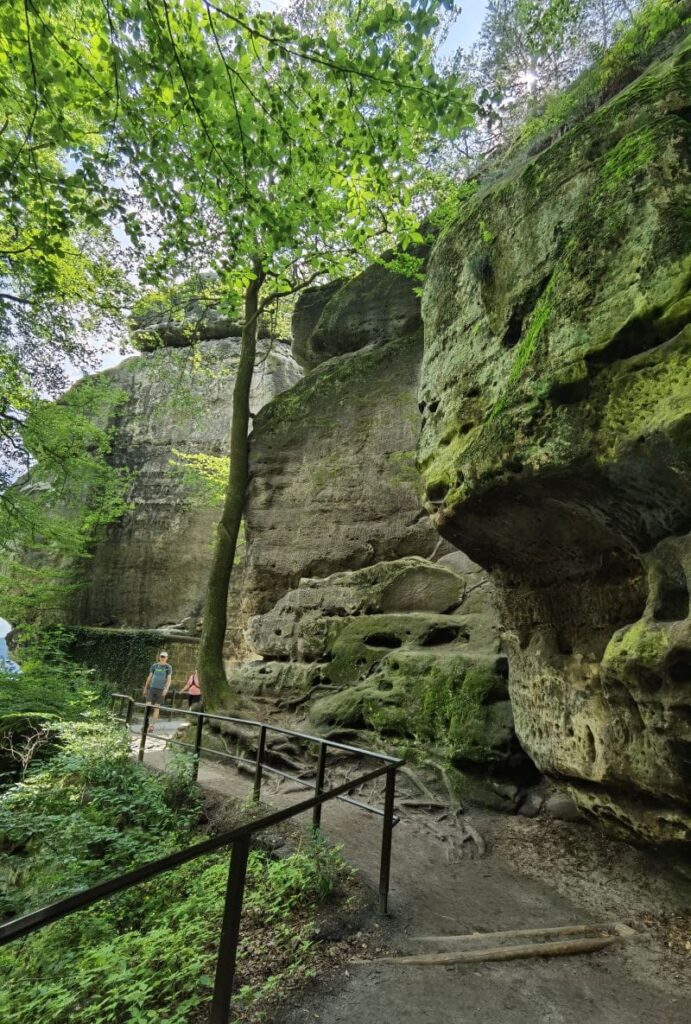 Von der Basteibrücke zur Tiedgeaussicht wandern