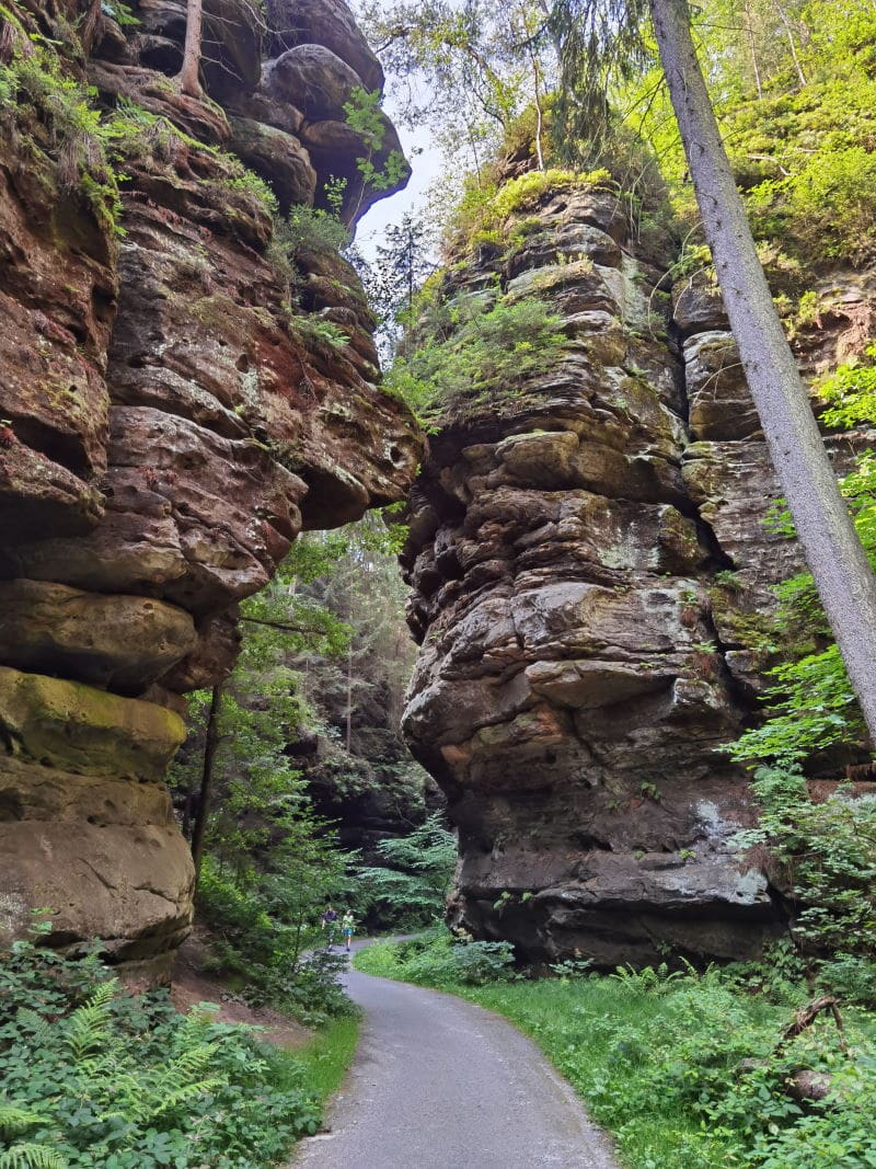 Die Teufelsschlucht im Elbsandsteingebirge