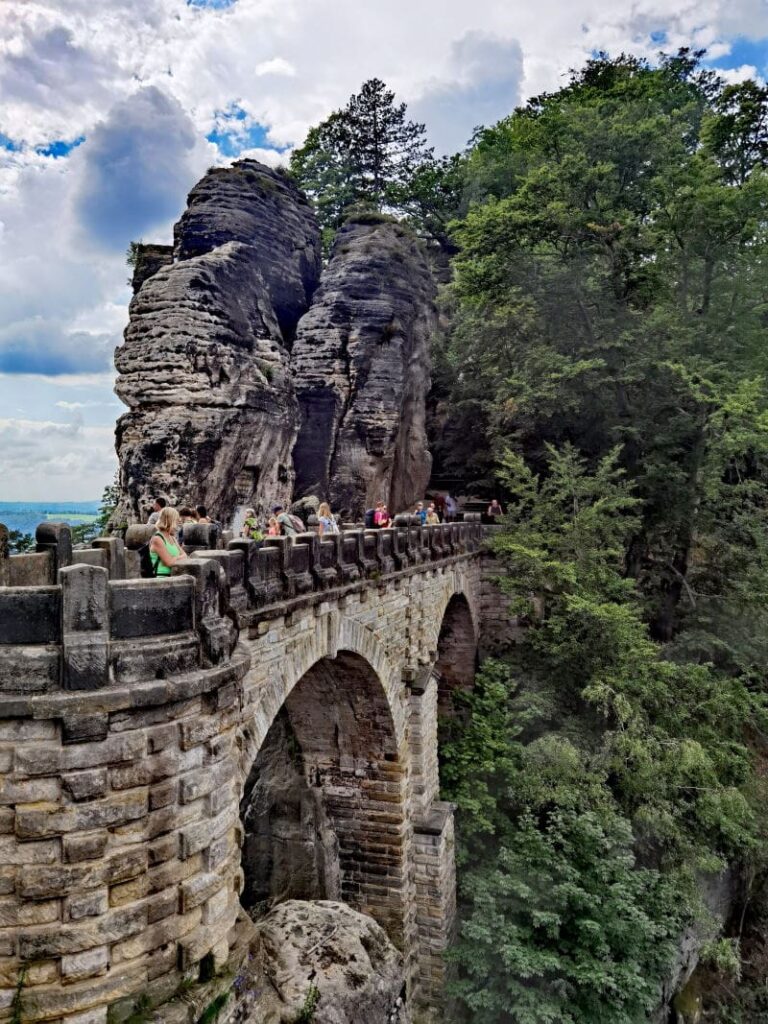 Basteibridge - one of the wellknown sights of Germany