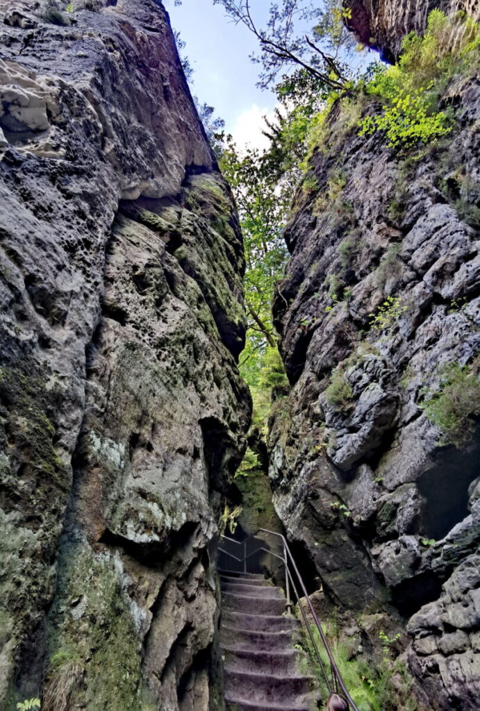 Merveilles naturelles des Schwedenlöcher - grande randonnée circulaire avec le pont Bastei