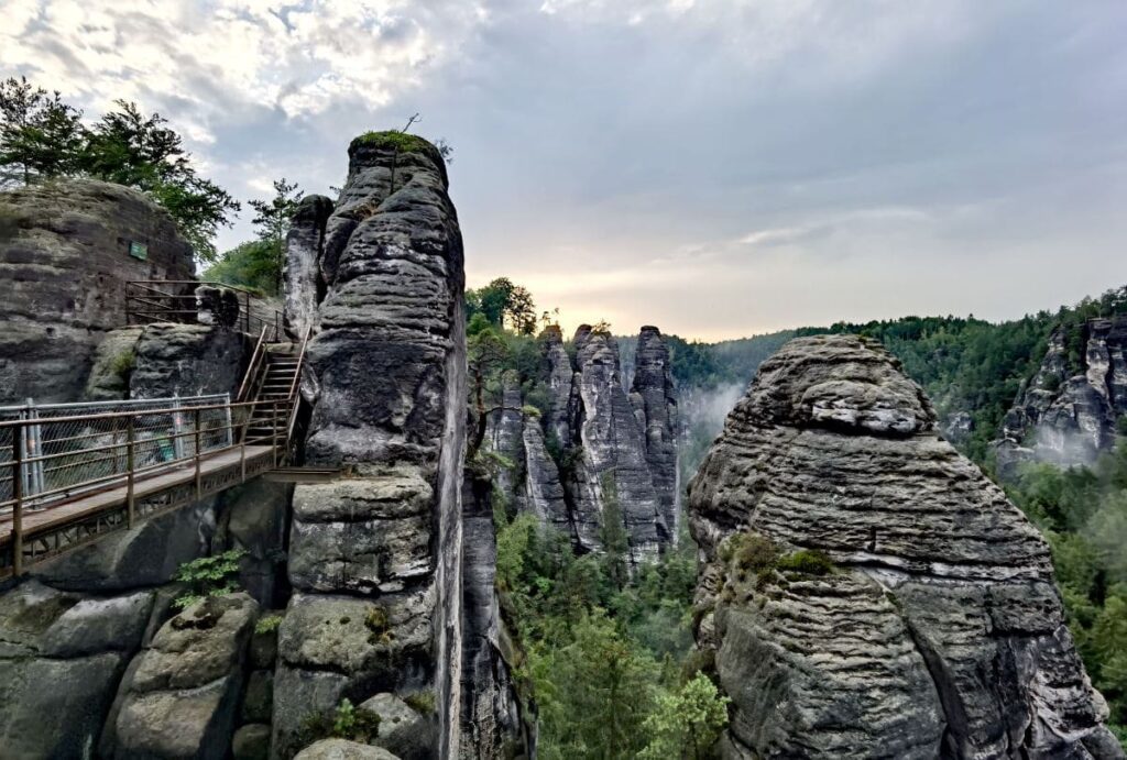 Die Felsenburg Neurathen auf der Bastei Lohmen