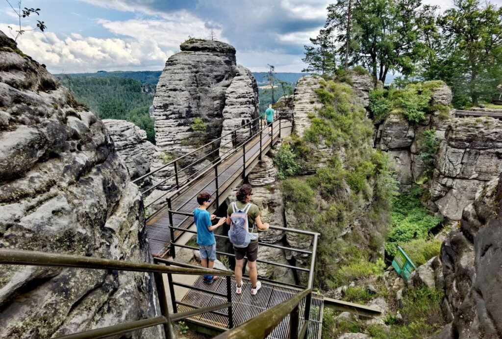 Die Felsenburg Neurathen auf der Bastei