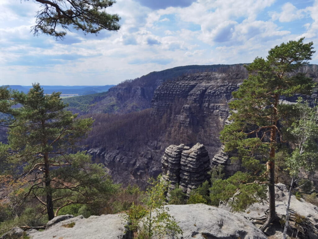 Aussichtspunkt auf der Prebischtor Wanderung