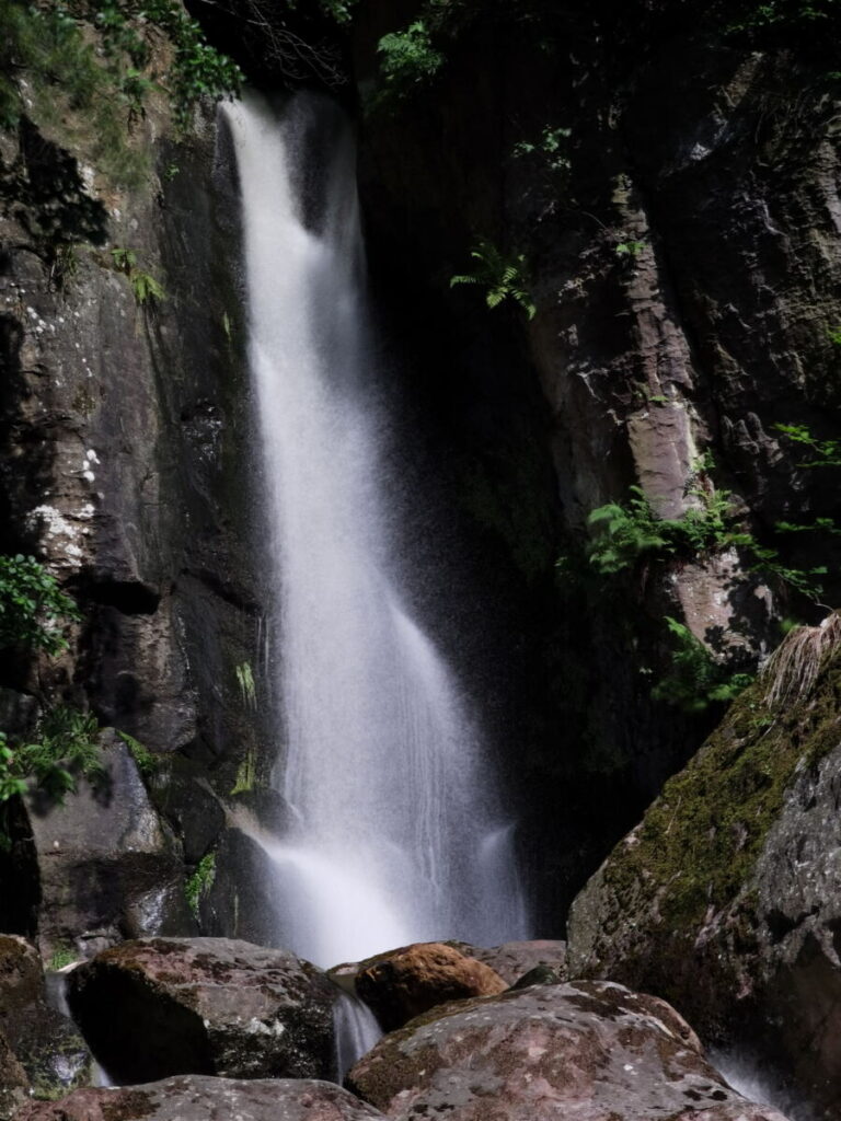 Der Wasserfall in Langenhennersdorf