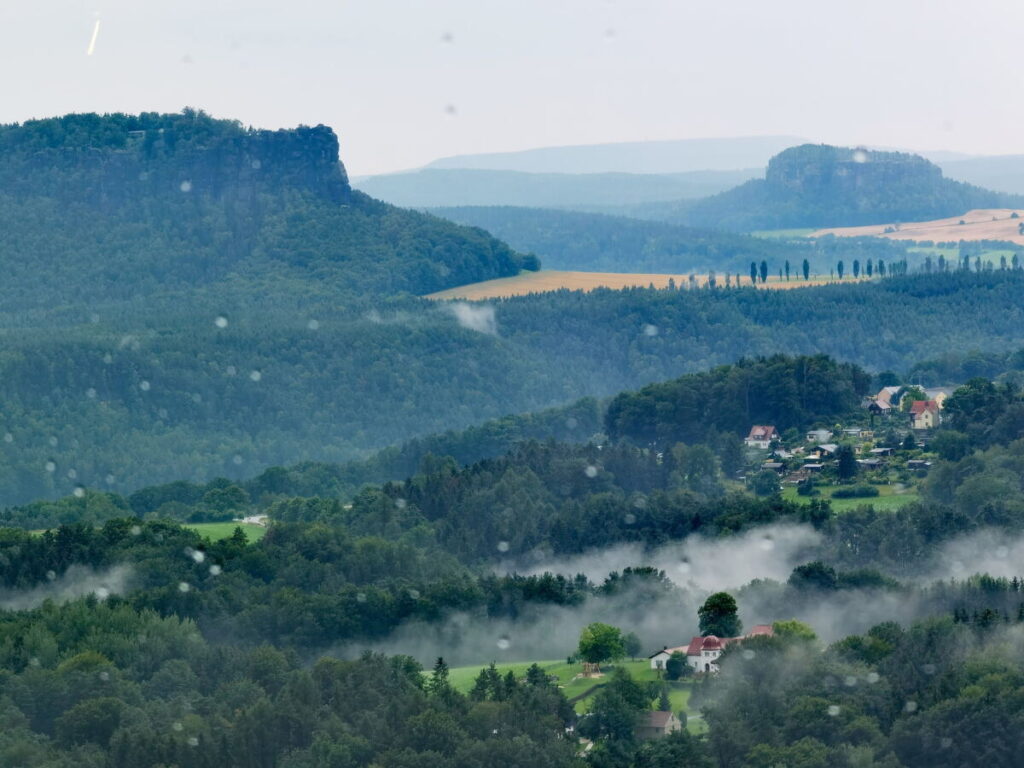 Bastei Sächsische Schweiz bei Regen - Stimmungsvoller als gedacht!