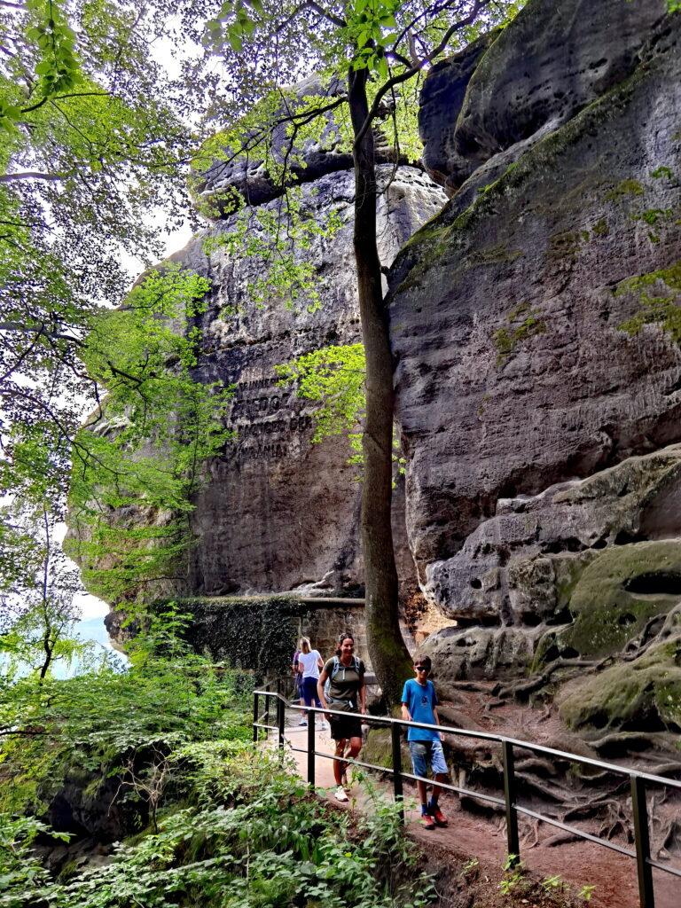 Der Zugang zur Tiedge Aussicht